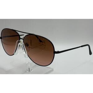 Serengeti Drivers Aviator Sunglasses Brown Lens Black Frame Japan